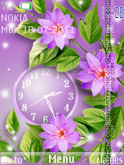 The gentle clock Theme-Screenshot