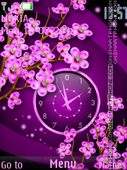 Flowers SWF tema screenshot