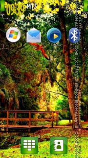 Forest Hd Nature theme screenshot