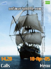 Sailing ship tema screenshot