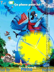 Rio Clock 01 tema screenshot