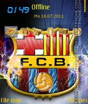 Fc Barcelona 20 theme screenshot