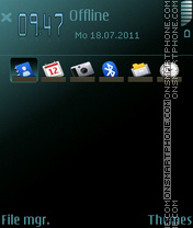 Haze E71 E63 Theme-Screenshot