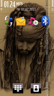 Jack Sparrow 11 Theme-Screenshot