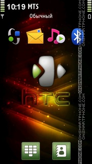 Htc Designs tema screenshot