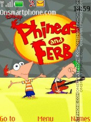 Скриншот темы Phineas and Ferb!