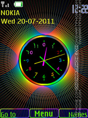 Clock es el tema de pantalla