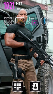 Dwayne Johnson 01 theme screenshot