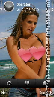 Brianna beach sexy tema screenshot