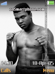 Capture d'écran Muhammad Ali thème