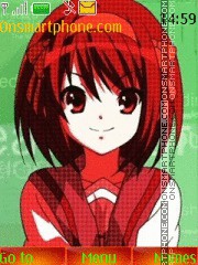 Haruhi Suzumiya tema screenshot