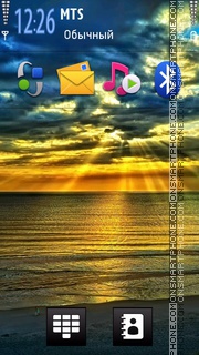 Amazing beach tema screenshot