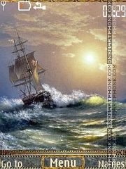 Скриншот темы Ships in art