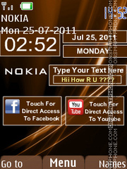 Touch and Type Style es el tema de pantalla