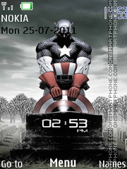 Captain America 07 theme screenshot