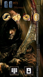 Prince Of Persia 2034 tema screenshot