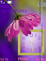 Capture d'écran Flower thème