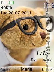 Teddy Clock 01 es el tema de pantalla