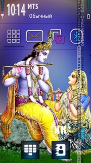 Radhey Krishna theme screenshot