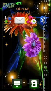 Flower 03 tema screenshot