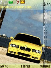 Bmw yellow tema screenshot