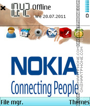 Nokia Hand tema screenshot