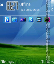 Xp Bliss New es el tema de pantalla