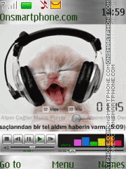 Music Player tema screenshot