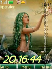 Скриншот темы Mermaids swf