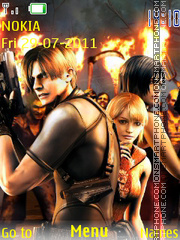 Resident evil 4 es el tema de pantalla