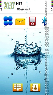 Water se es el tema de pantalla