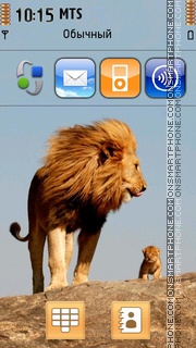 Lion is Good Father theme screenshot
