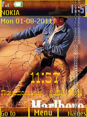 Capture d'écran Cowboy thème