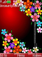 Скриншот темы Flowers Color 01