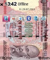 1000 Rupees tema screenshot