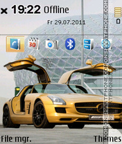 Mercedes Sls Amg 01 es el tema de pantalla