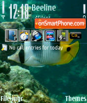 Underwater 01 tema screenshot