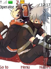 Capture d'écran Obito N Kakashi thème