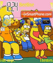 Funny Simpsons theme screenshot