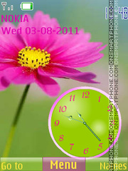 Kosmeya Clock es el tema de pantalla