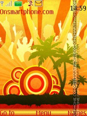 Sunpalms (light vers.) - BLV theme screenshot