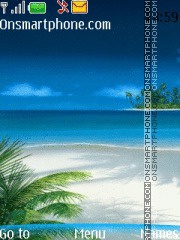 Nature Beach 01 tema screenshot
