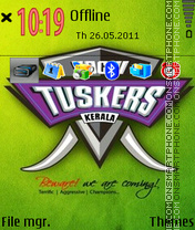 Kochi Tuskers theme screenshot