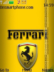 Скриншот темы Ferrari Logo 2015