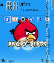 Скриншот темы Angry Bird 02
