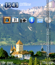 Swiss Alps - Schweizer Alpen theme screenshot