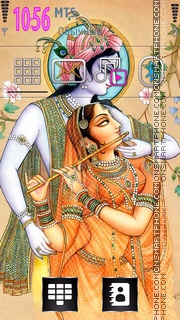 Radha Krishna 06 theme screenshot