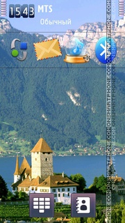 Swiss Alps 01 tema screenshot