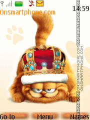 Скриншот темы Garfield