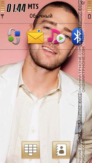 Justin Timberlake 06 Theme-Screenshot